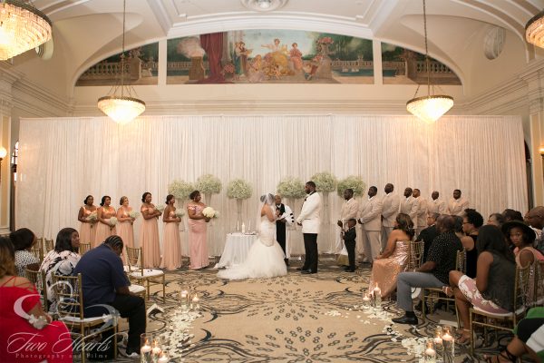 Crystal Ballroom Wedding Photographer - Two Hearts Studios