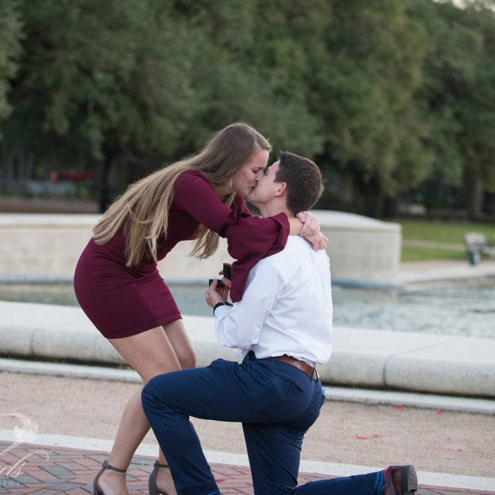 Working With Your Hermann Park Proposal Photographer
