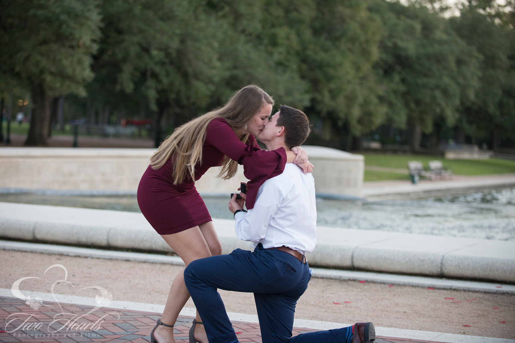 Working With Your Hermann Park Proposal Photographer