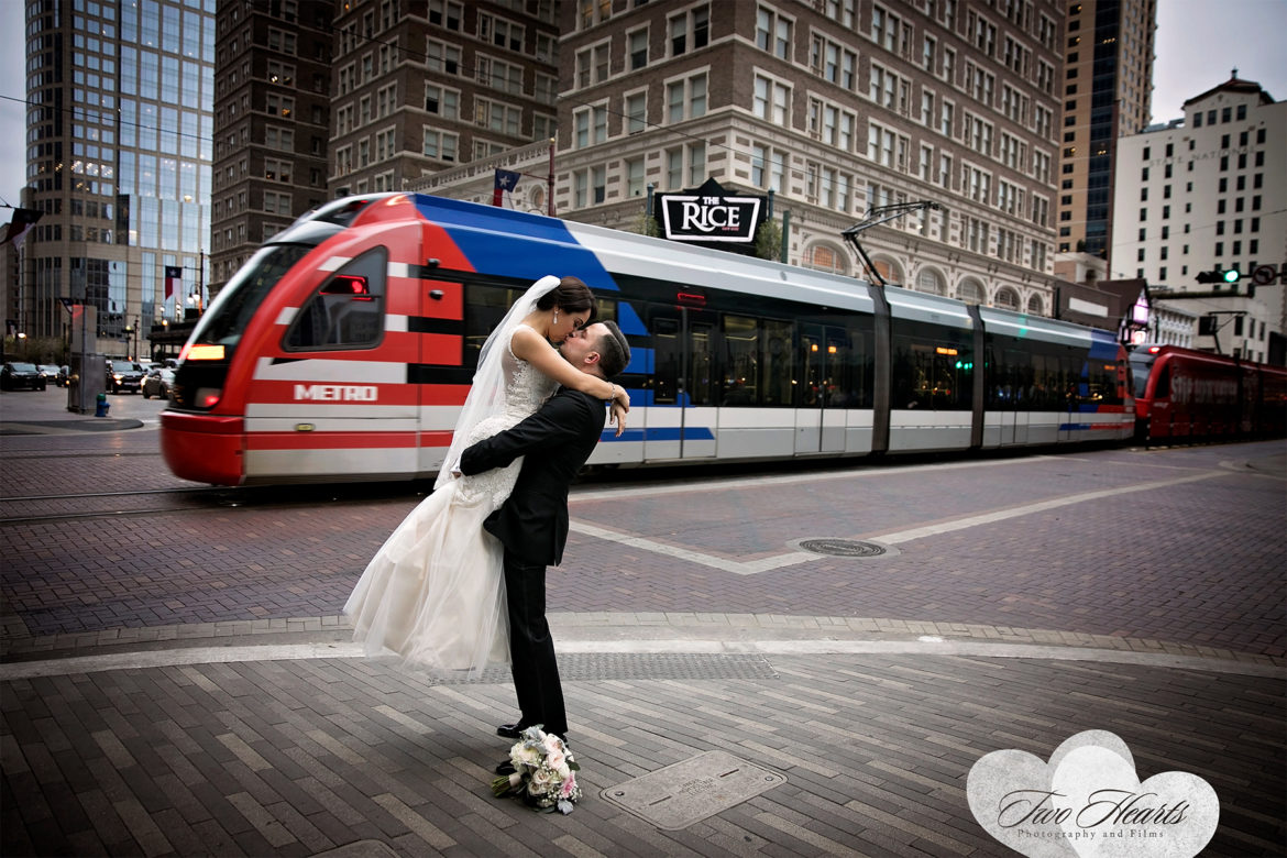 Houston Wedding Photographers Crystal Ballroom Photography - Two Hearts Photography and Films